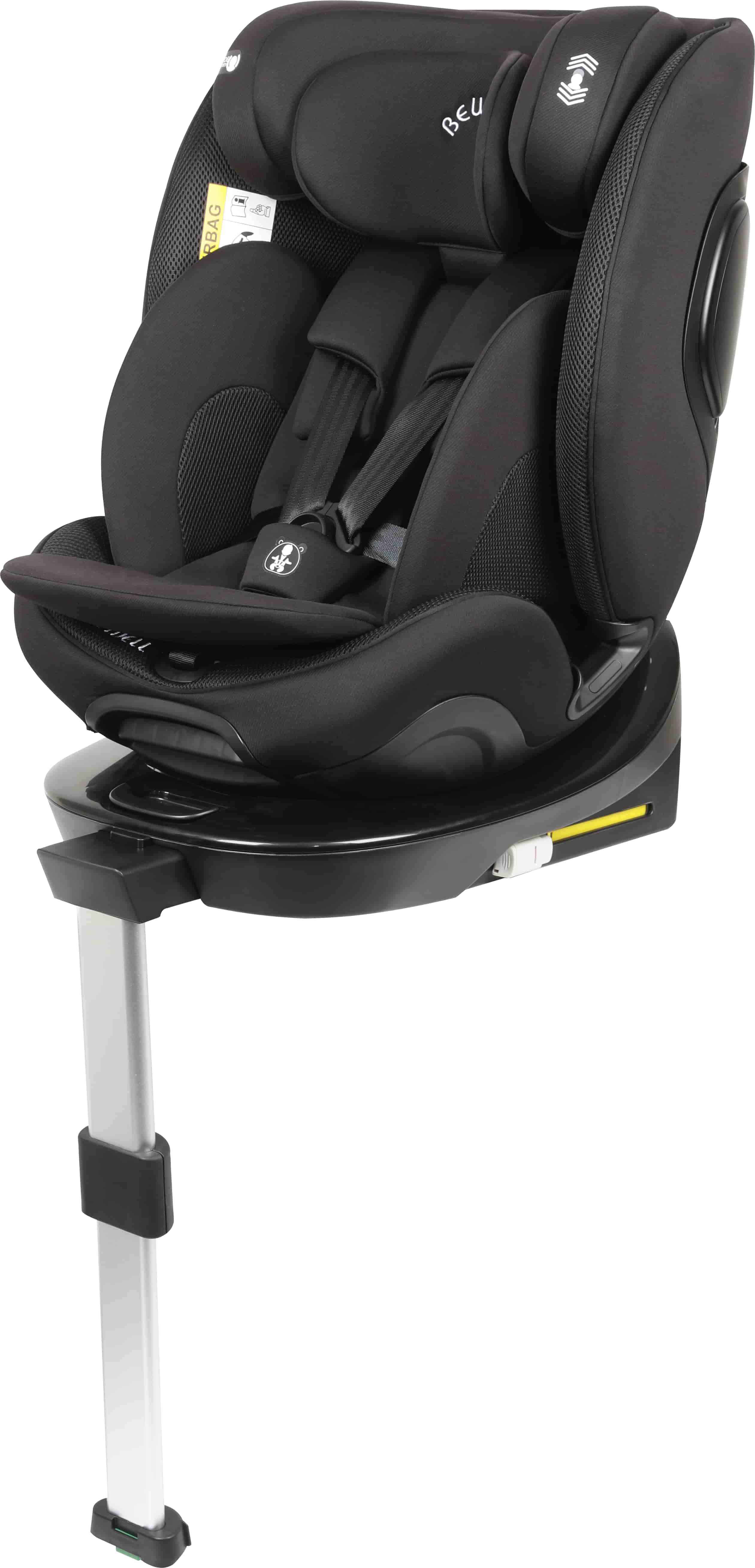 ISOFIX နှင့် ကလေး 40-150cm ကလေးများအတွက် ကားဘေးကင်းရေးထိုင်ခုံ